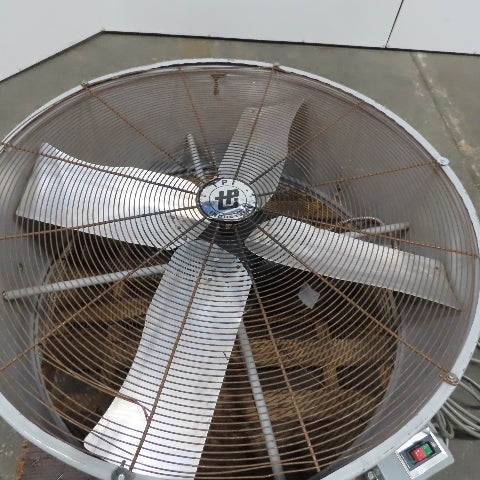 TPI 48" Belt Drive Portable Blower Drum Fan 208  3Ph