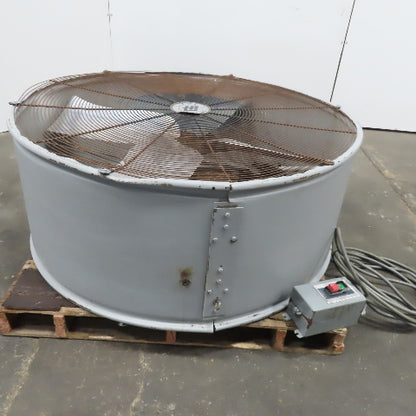 TPI 48" Belt Drive Portable Blower Drum Fan 208  3Ph