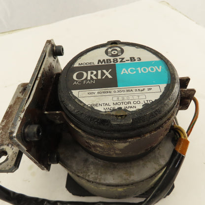 Oriental Motor MB8Z-B3 Orix 100V 50/60Hz Centrifugal Blower Fan Assembly
