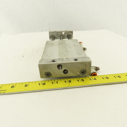 SMC 1" Bore 4" Travel Double Ended Stroke Air Slide Unit