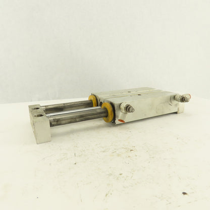 SMC 1" Bore 4" Travel Double Ended Stroke Air Slide Unit
