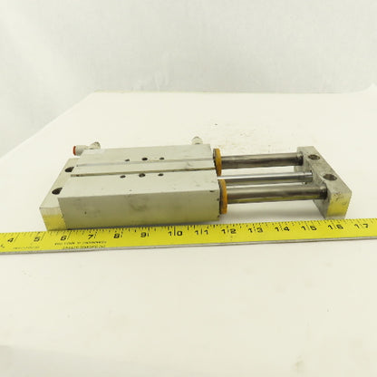 SMC 1" Bore 4" Travel Double Ended Stroke Air Slide Unit
