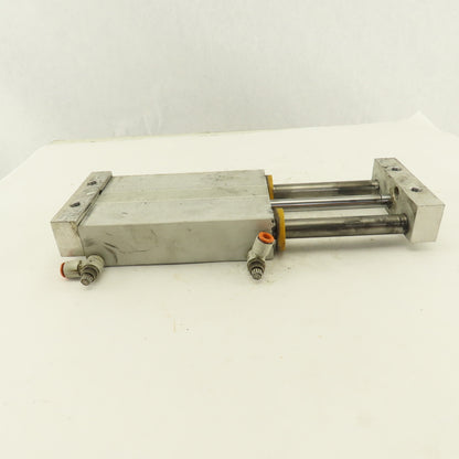 SMC 1" Bore 4" Travel Double Ended Stroke Air Slide Unit