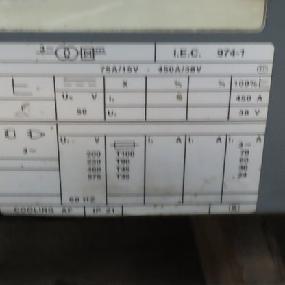 Motoman MotoArc 450 Robot Welding Power Supply 15A to 450A 208/230/460/575V