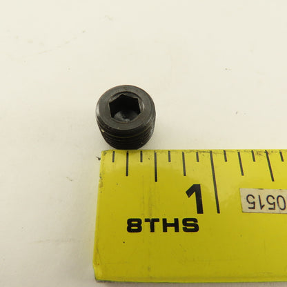 Unbrako 1/4 NPT Flat Bottom Dry Seal Plug 3/4" Taper Lot Of 66