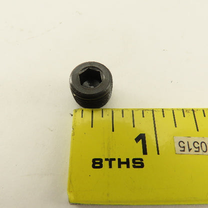 Unbrako 1/4 NPT Flat Bottom Dry Seal Plug 3/4" Taper Lot Of 66