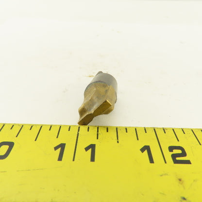 Seco 5/8" Carbide Grade T60M Center Drill Milling Flat Tip 11/16" Cut Depth TiN