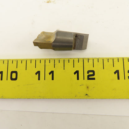 Seco 5/8" Carbide Grade T60M Center Drill Milling Flat Tip 11/16" Cut Depth TiN