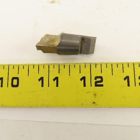 Seco 5/8" Carbide Grade T60M Center Drill Milling Flat Tip 11/16" Cut Depth TiN