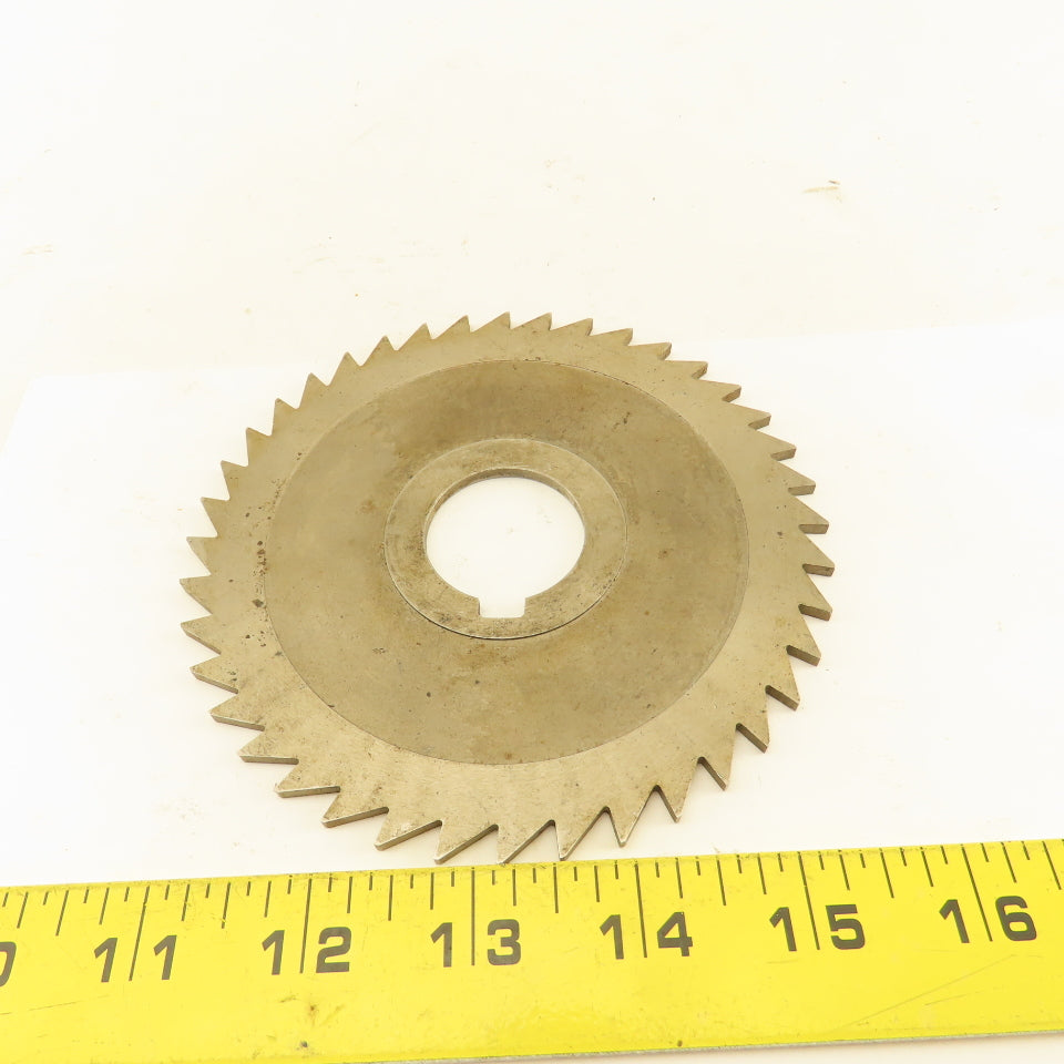 5" x 1/8" Slitter Blade 40 Teeth 1-1/4" Keyed Bore