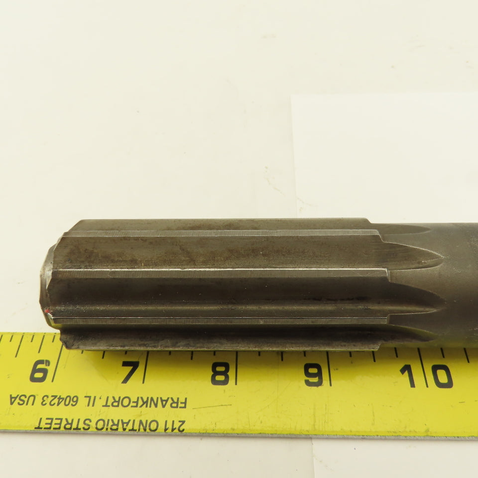 Cleveland 1-7/16 Chucking Reamer 4MT Shank 10 Flute 3"L Flutes 9" Projection