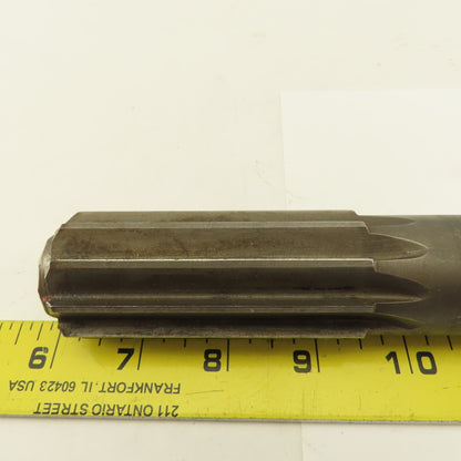 Cleveland 1-7/16 Chucking Reamer 4MT Shank 10 Flute 3"L Flutes 9" Projection