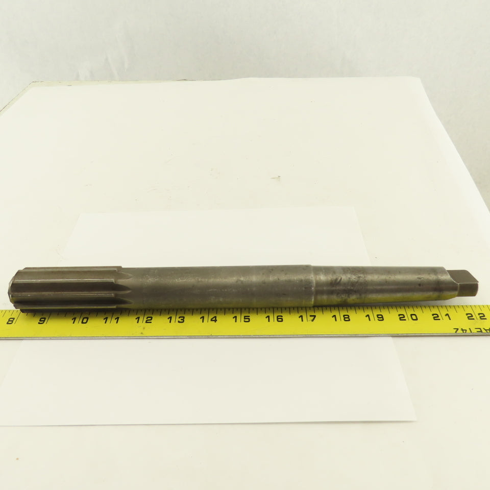 Cleveland 1-7/16 Chucking Reamer 4MT Shank 10 Flute 3"L Flutes 9" Projection