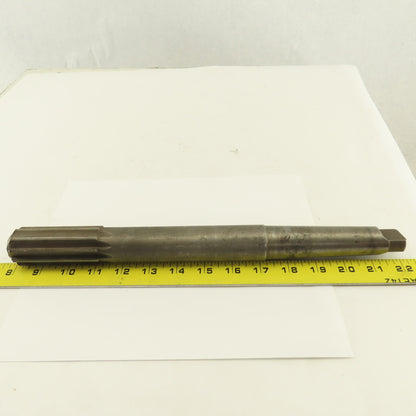 Cleveland 1-7/16 Chucking Reamer 4MT Shank 10 Flute 3"L Flutes 9" Projection