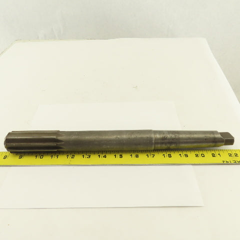 Cleveland 1-7/16 Chucking Reamer 4MT Shank 10 Flute 3"L Flutes 9" Projection