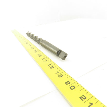Cle-Forge 47/64" Dia. 4 Flute Flat Bottom Drill 2MT 6" Flute Length