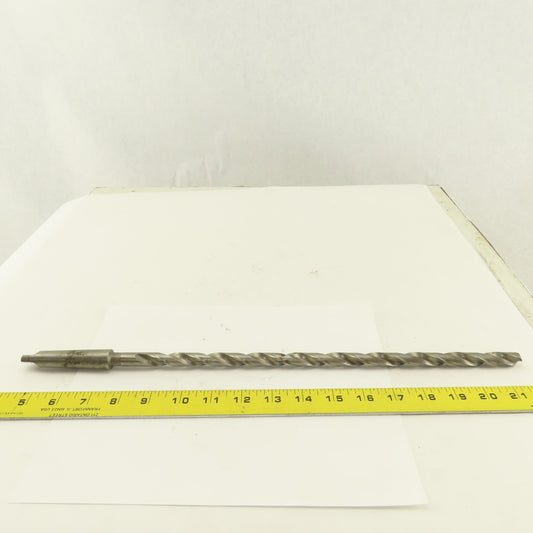 Nachi 1/2" Dia. 2 Flute Twist Drill 2MT Extra Length 17-1/2" OAL