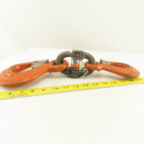 CM Herc-Alloy 1/2" x 3/8" Linked Chain Hook Adapter Hammerlok Certified 7100 WLL