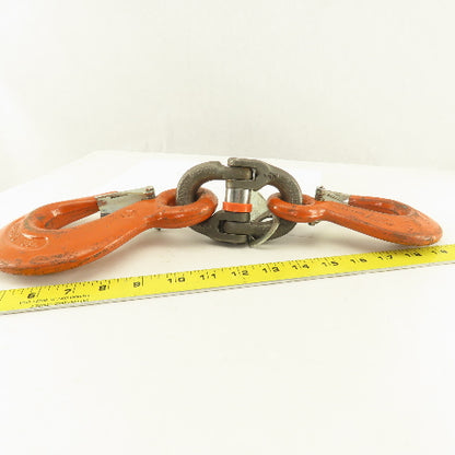 CM Herc-Alloy 1/2" x 3/8" Linked Chain Hook Adapter Hammerlok Certified 7100 WLL