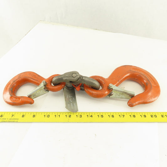 CM Herc-Alloy 1/2" x 3/8" Linked Chain Hook Adapter Hammerlok Certified 7100 WLL