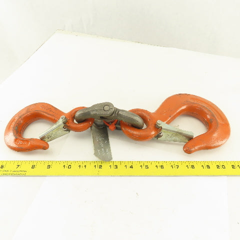 CM Herc-Alloy 1/2" x 3/8" Linked Chain Hook Adapter Hammerlok Certified 7100 WLL