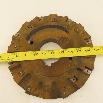Ingersoll 10-3/4" Indexing Insert Holder Face Mill 3" Keyed Bore