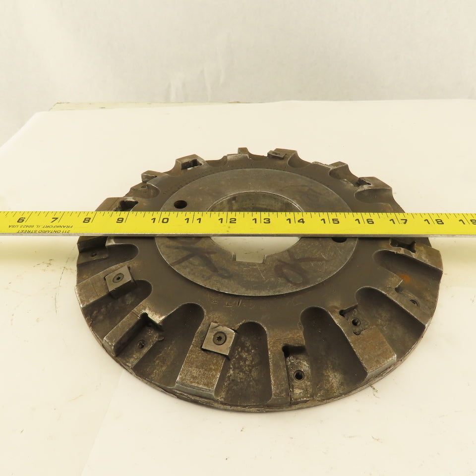Ingersoll 10-3/4" Indexing Insert Holder Face Mill 3" Keyed Bore