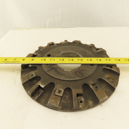 Ingersoll 10-3/4" Indexing Insert Holder Face Mill 3" Keyed Bore
