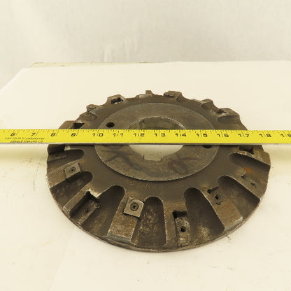 Ingersoll 10-3/4" Indexing Insert Holder Face Mill 3" Keyed Bore
