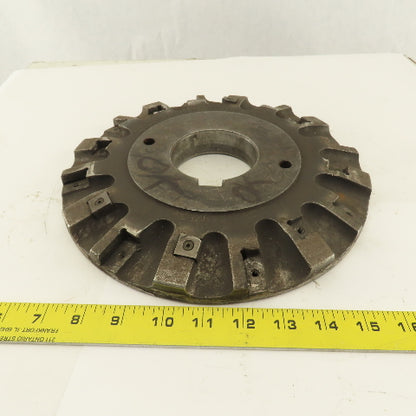 Ingersoll 10-3/4" Indexing Insert Holder Face Mill 3" Keyed Bore