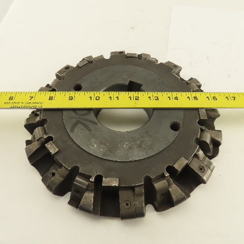 57W8L1015L02 10" Indexing Insert Holder Face Mill 3" Keyed Bore