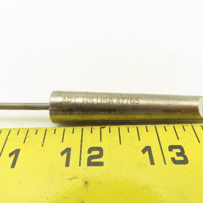 APT 131-0-0.1250 1MT Morse Taper 1/8" Chucking Reamer 4 Flute 3" Projection
