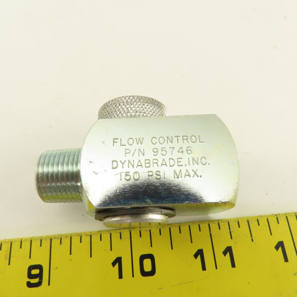 Dynabrade 95746 3/8 Male x 3/8 Female Ported Abrasive Tool Air Flow Regulator