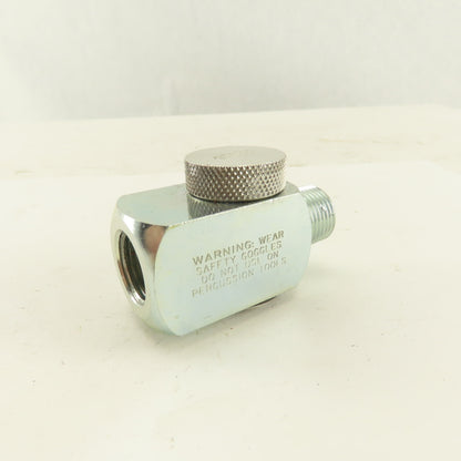 Dynabrade 95746 3/8 Male x 3/8 Female Ported Abrasive Tool Air Flow Regulator