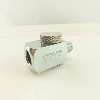 Dynabrade 95746 3/8 Male x 3/8 Female Ported Abrasive Tool Air Flow Regulator