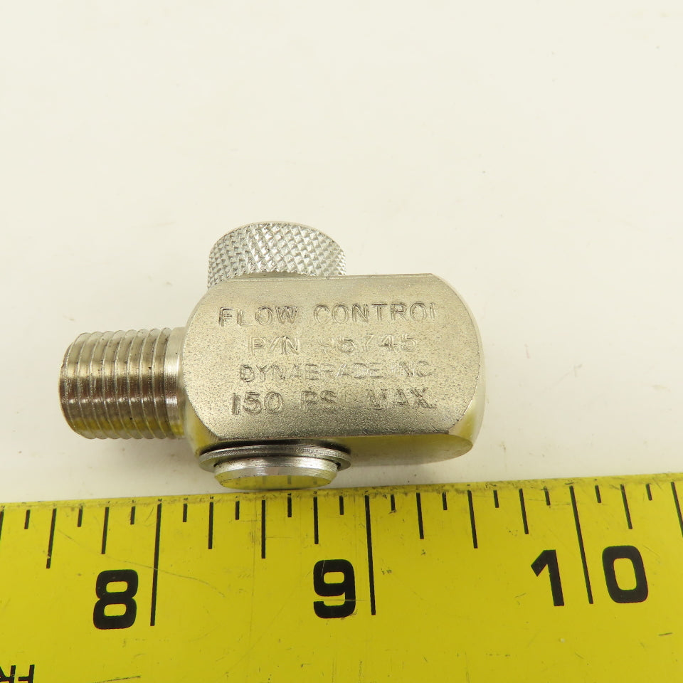 Dynabrade 95745 1/4 Male x 1/4 Female Ported Abrasive Tool Air Flow Regulator