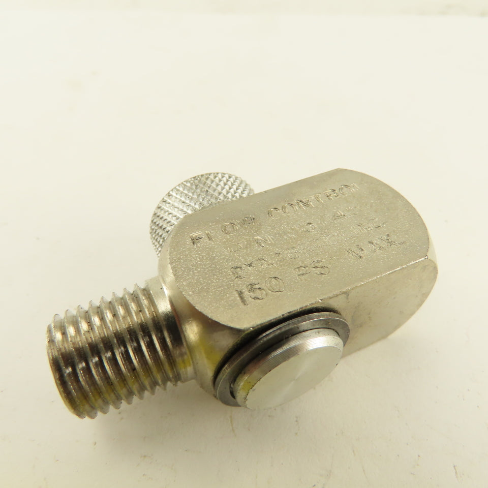 Dynabrade 95745 1/4 Male x 1/4 Female Ported Abrasive Tool Air Flow Regulator