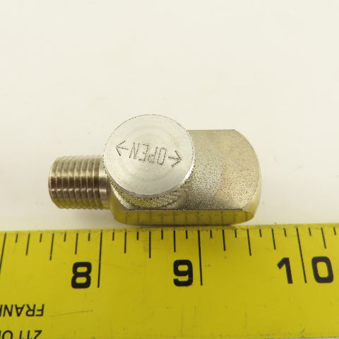 Dynabrade 95745 1/4 Male x 1/4 Female Ported Abrasive Tool Air Flow Regulator
