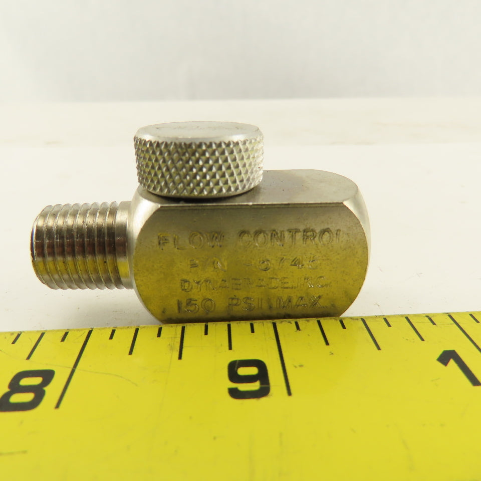 Dynabrade 95745 1/4 Male x 1/4 Female Ported Abrasive Tool Air Flow Regulator