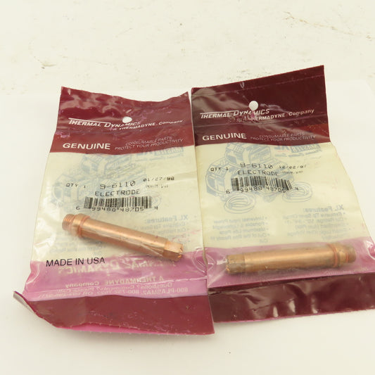 Thermal Dynamics 9-6110 Electrode For PCH/M-140 Gouging Torch Lot Of 2