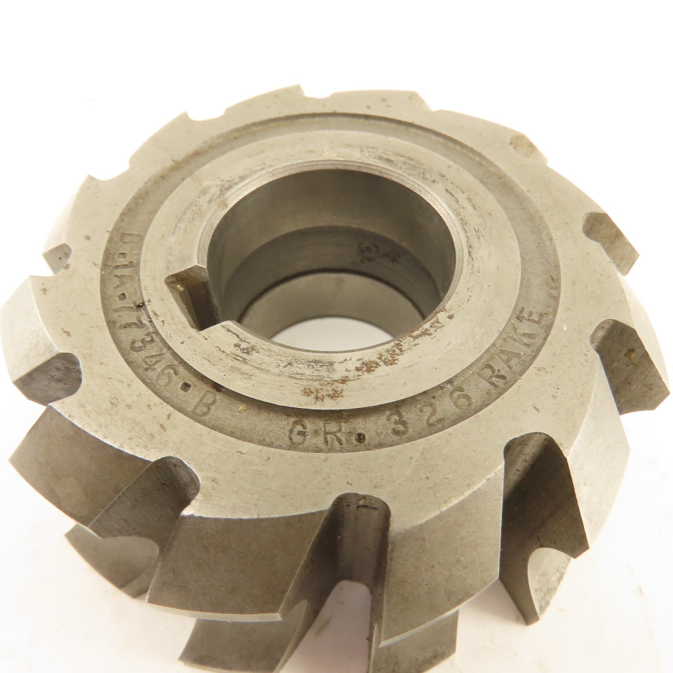 Goddard & Goddard M2-7FCT 3-3/4" OD 12T  Form Mill Cutter Rake GR .326