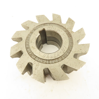 Goddard & Goddard M2-7FCT 3-3/4" OD 12T  Form Mill Cutter Rake GR .326