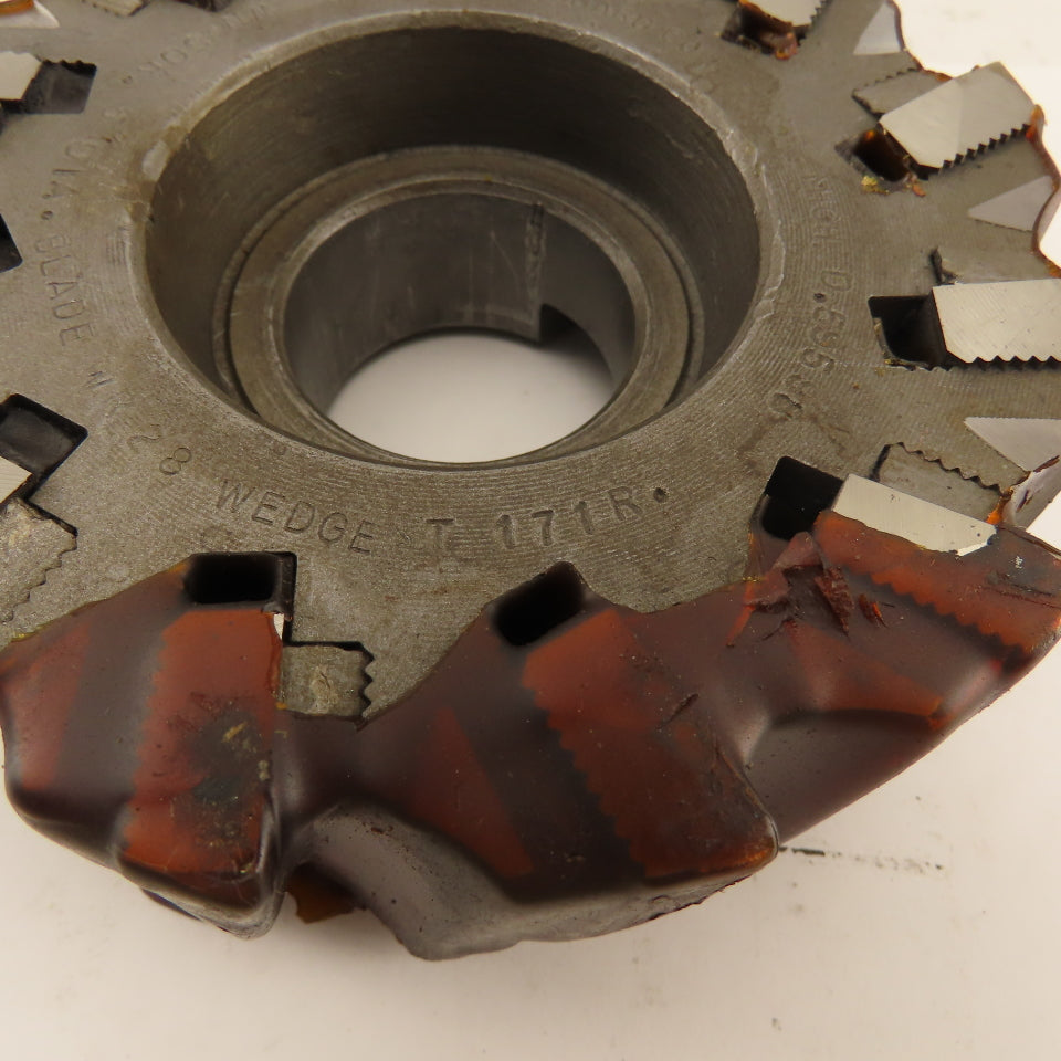 Goddard & Goddard T-171R WN-50R 5" OD 12 Blade Face Mill End Mill 1-1/2" Bore