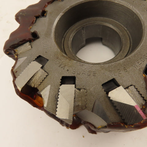Goddard & Goddard T-171R WN-50R 5" OD 12 Blade Face Mill End Mill 1-1/2" Bore