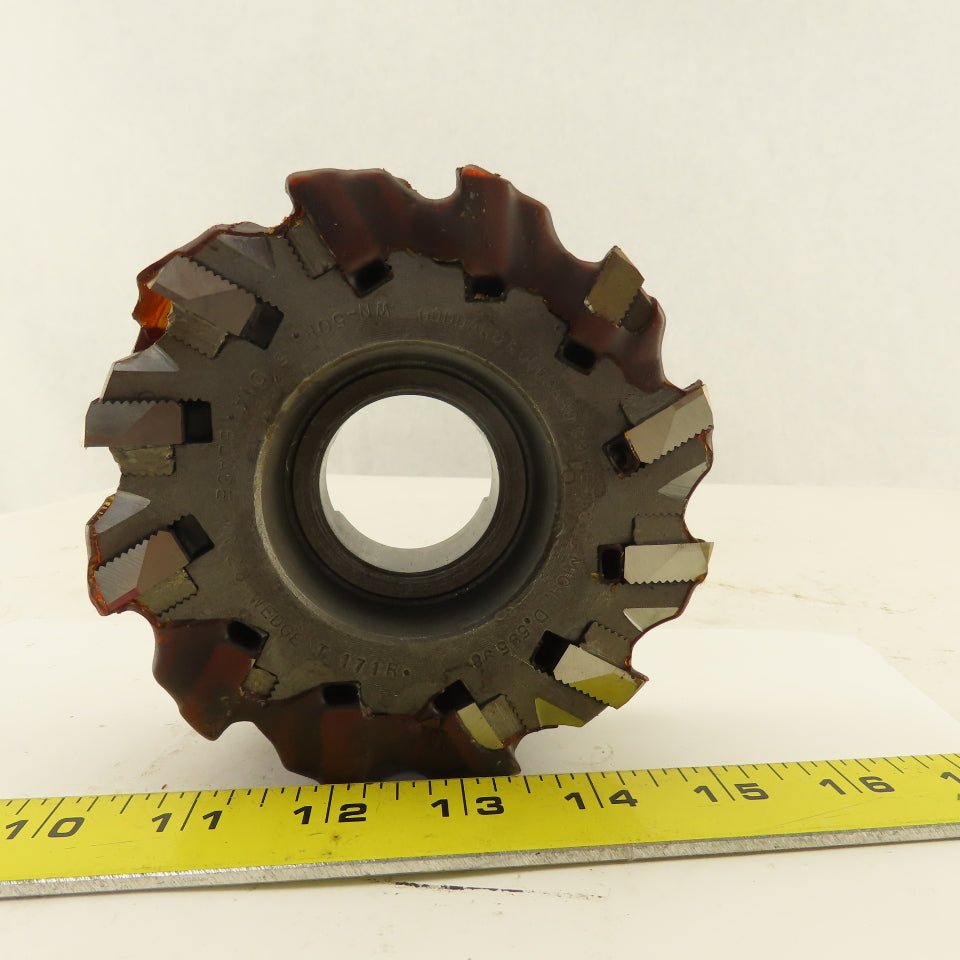 Goddard & Goddard T-171R WN-50R 5" OD 12 Blade Face Mill End Mill 1-1/2" Bore