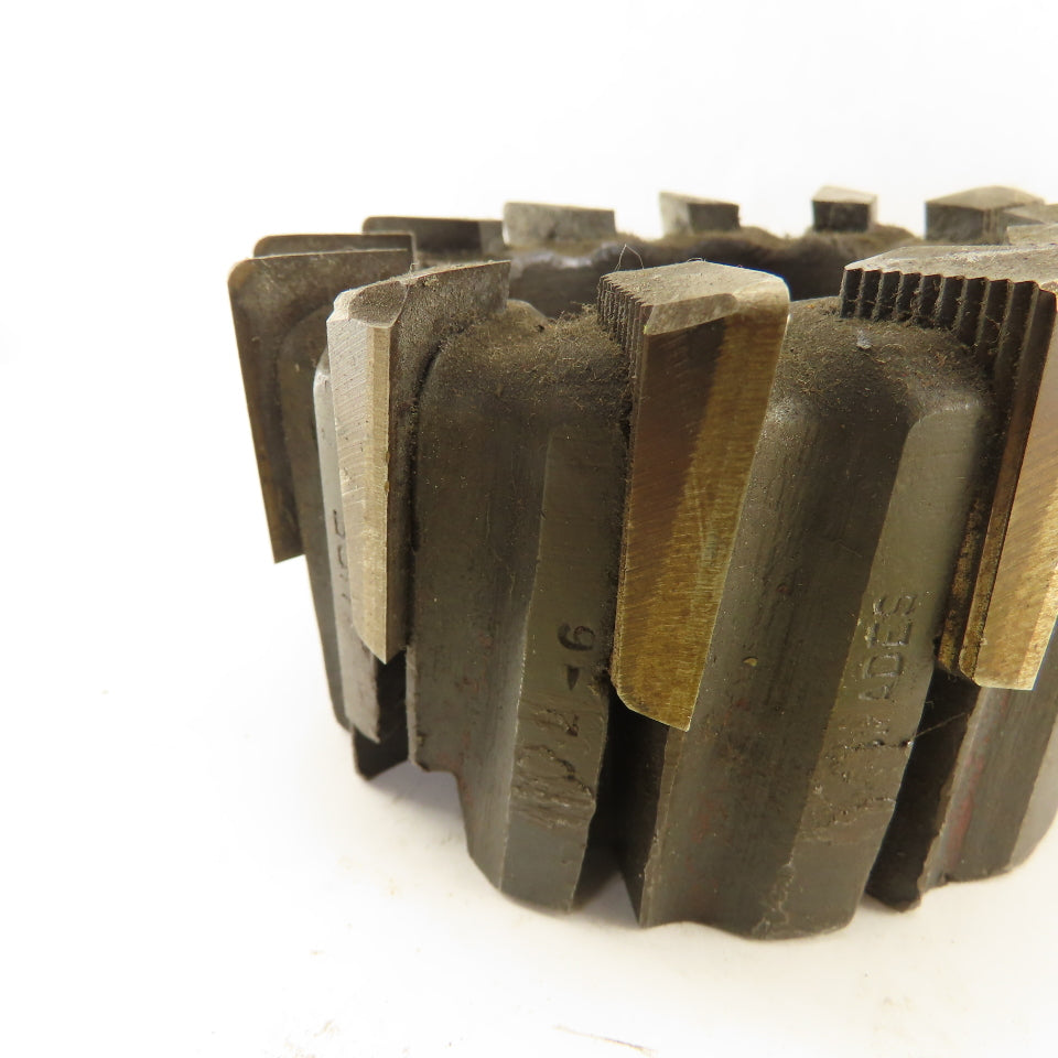 3-7/8" OD 12 Insert Face Mill Cutter 1-1/2" Bore