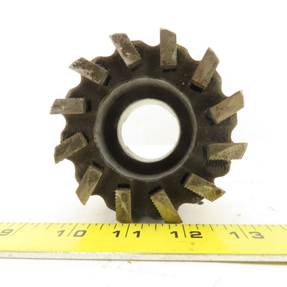 3-7/8" OD 12 Insert Face Mill Cutter 1-1/2" Bore