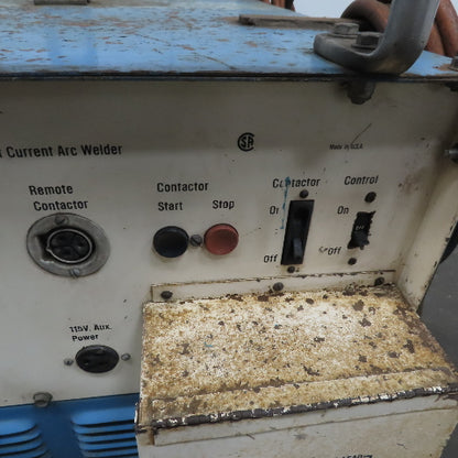Westinghouse 800A Direct Current ARC Welder 460V 3Ph W/Wheels