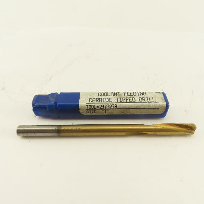 CJT 2B77278 Kooltwist 17/34" Dia Size "I" Coolant Fed Carbide Tip Drill