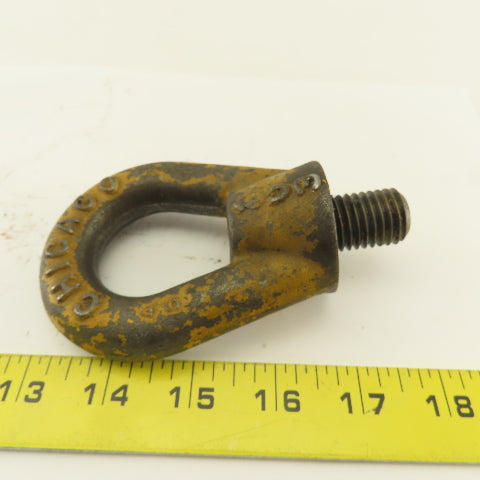 Chicago No. 103 3/4"-10 Thread Shouldered Non Swivel Lifting Eye 5" OAL